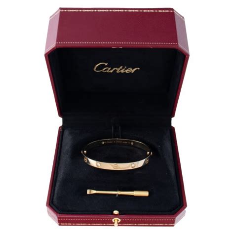 used cartier love bracelet|cartier used love bracelet sale.